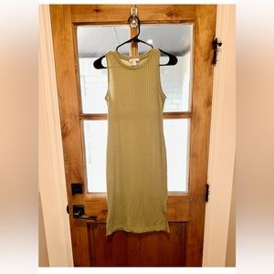 XS olive green dress